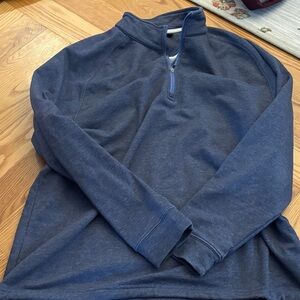 Dunning sweatshirt 1/4 zip. Xl. Blue. Excellent condition